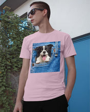 Load image into Gallery viewer, Border Collie In Denim Pocket Gift For Dog Lovers Guys Tee
