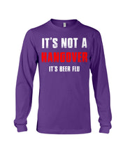 Load image into Gallery viewer, It's Not A Hangover It's Beer Flu Gift For Men Unisex Long Sleeve
