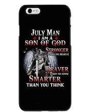 Load image into Gallery viewer, July Man Son Of God Birthday Meaningful Gift For Men Phone case
