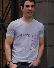 Load image into Gallery viewer, Butterflies When I Miss You I Just Have To Look Inside My Heart Gift For Lover Guys V-Neck
