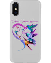 Load image into Gallery viewer, Hummingbirds Heart Shaped I Am A Simple Woman Gift For Mom Phone case
