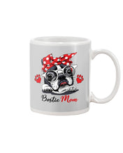 Load image into Gallery viewer, Boston Terrier With White Glasses Love Mom Gift For Dog Lovers Mug
