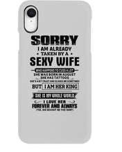 Load image into Gallery viewer, Gift For Husband Taken By An August Sexy Wife Who Happens To Cuss A Lot Phone case

