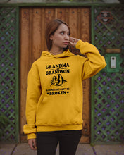 Load image into Gallery viewer, Grandma And Grandson A Bond That Can't Be Broken Custom Design Hoodie

