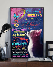 Load image into Gallery viewer, I'm Proud To Say You Are My Angel Husband Miss You Vertical Poster
