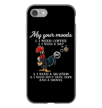 Load image into Gallery viewer, I Need Coffee A Nap A Vacation Duct Tape Hope And A Showel Phone case
