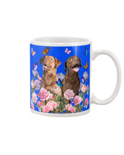Load image into Gallery viewer, Gift For Dog LoversChesapeake Bay Retriever With Peonies Mug
