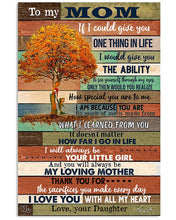 Load image into Gallery viewer, I Love You With All My Heart Gift For Mom From Daughter Vertical Poster
