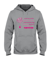 Load image into Gallery viewer, I Am A Survivor Breast Cancer Awareness Meaningful Gift Hoodie
