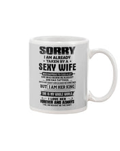 Load image into Gallery viewer, Gift For Husband Taken By An August Sexy Wife Who Happens To Cuss A Lot Mug

