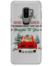 Load image into Gallery viewer, Golden Retriever X-mas Road Gift For Dog Lovers Phone case
