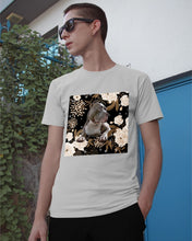 Load image into Gallery viewer, Gift For Dog Lovers Pitbull Bright Peonies Guys Tee
