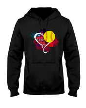 Load image into Gallery viewer, Lovely Phone Case My Heart Is On Field Gift For Softball Lovers Hoodie
