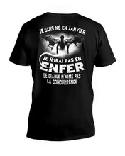 Load image into Gallery viewer, Je Suis Né El En   Jarvier   Enfer Le Diable N Aime Pas Birthday Gift Guys V-Neck
