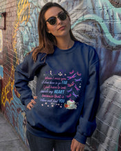 Load image into Gallery viewer, Butterflies When I Miss You I Just Have To Look Inside My Heart Gift For Lover Sweatshirt
