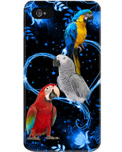 Load image into Gallery viewer, Lovely Phone Case Twinkling Blue Heart Gift For Parrots Lovers Phone case
