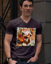 Load image into Gallery viewer, Lovely Phone Case With Flowers Gift For Chicken Lovers Guys V-Neck
