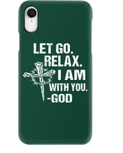 Load image into Gallery viewer, Let You Relax I Am With You Gray Background Phone case
