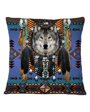 Load image into Gallery viewer, Lovely Phone Case With Native American Style Wolf Gift For Wolf Lovers Pillow Cover
