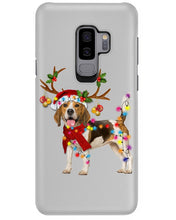 Load image into Gallery viewer, Beagle Gorgeous Reindeer Xmas Lights Gift For Dog Lovers Phone case
