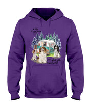Load image into Gallery viewer, Cavalier King It's Who You Travel With Gift For Dog Lovers Hoodie
