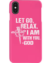 Load image into Gallery viewer, Let You Relax I Am With You Gray Background Phone case
