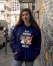 Load image into Gallery viewer, Keep America Great Yorkshire Terrier Gift For Dog Lovers Hoodie
