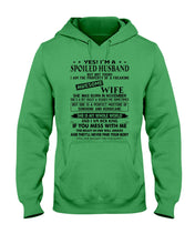 Load image into Gallery viewer, A Spoiled Husband Of November      Freaking Awesome Wife For Birthday Gift Hoodie
