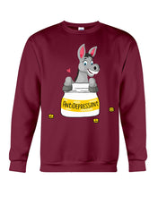 Load image into Gallery viewer, Funny Donkey Anti Depressant Meaning Gift For Women Sweatshirt
