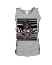 Load image into Gallery viewer, Dachshund Striped In My Heart Special Custom Design Unisex Tank Top
