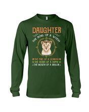 Load image into Gallery viewer, Daughter The Soul Of Witch The Fire Of Lioness Unisex Long Sleeve
