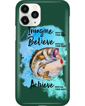 Load image into Gallery viewer, Fishing With All Your Heart Gift For Men Phone case
