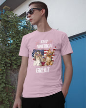 Load image into Gallery viewer, Keep America Great Yorkshire Terrier Gift For Dog Lovers Guys Tee
