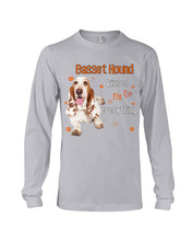Load image into Gallery viewer, Basset Hound Kisses Fix Everything Gift For Dog Lovers Unisex Long Sleeve
