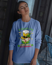 Load image into Gallery viewer, Baseball Drink Beer Day St Patrick's Day Gift For Baseball Lovers Unisex Long Sleeve
