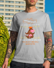 Load image into Gallery viewer, Cow I Need Somebody Who Sees The Crazy And Still Wants Me Guys Tee

