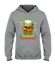 Load image into Gallery viewer, Basketball Drink Beer St Patrick's Day Gift For Basketball Lovers Hoodie
