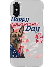 Load image into Gallery viewer, German Shepherd Happy Independence Day 4th Of July Gift For Dog Lovers Phone case
