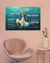 Load image into Gallery viewer, A Kiss Husband Gift For Wife Never Forget That I Love You Horizontal Poster

