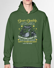 Load image into Gallery viewer, Gift From Bump To Daddy You're My Hero Already Happy Father's Day Hoodie
