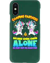 Load image into Gallery viewer, Camping Partners Because Going Crazy Alone Is Just Not As Much Fun Phone case
