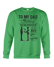 Load image into Gallery viewer, Giving For  Dad Let You Know You're Appreciated  Custom Design Sweatshirt
