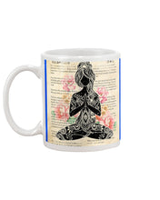 Load image into Gallery viewer, I'm Mostly Peace Love And Light Yoga Gift For Yoga Lovers Mug
