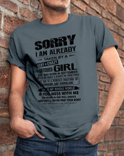 Load image into Gallery viewer, I'm Already Taken By    September Sexy And Crazy Girl For Birthday Gift Guys Tee
