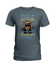 Load image into Gallery viewer, A Queen Was Born In October Birthday Meaningful Gift For Women Ladies Tee
