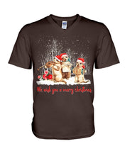Load image into Gallery viewer, Cats We Wish You A Merry Christmas Gift For Cat Lovers Guys V-Neck
