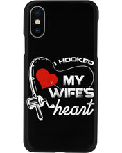 Load image into Gallery viewer, I Hooked My Wifes Heart Gift For Fishing Lovers Phone case
