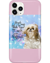 Load image into Gallery viewer, Angels And Shih Tzu Are Not Different Gift For Dog Lovers Phone case
