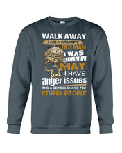 Load image into Gallery viewer, I Am A May Grumpy Old Man Custom Design For Birthday Gift Sweatshirt

