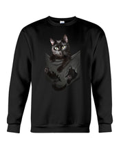 Load image into Gallery viewer, Cat In Your Front Pocket Perfect Gift For Friends Who Loves Cat Sweatshirt
